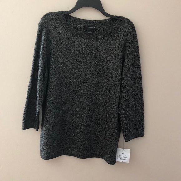 Liz Claiborne Long Sleeve pullover Sweater - Picture 3 of 6